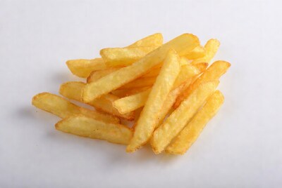 Golden French Fries Pile