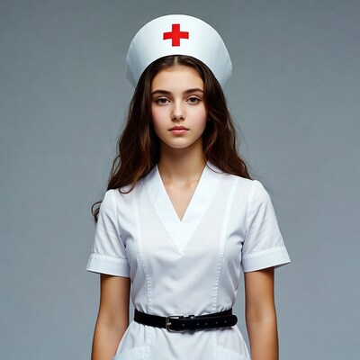 Young woman in nurse uniform
