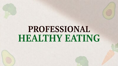 Professional Healthy Eating Illustration