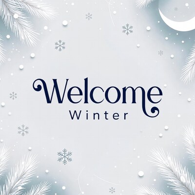 Welcome Winter Snowy Illustration
