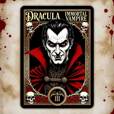 Dracula Immortal Vampire Illustration