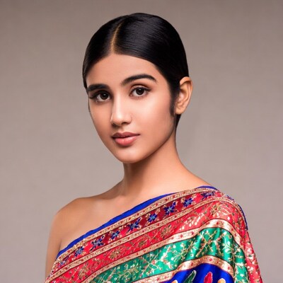 Indian woman in colorful saree