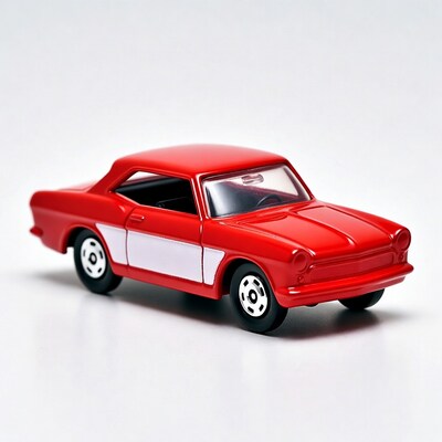 Red White Diecast Sports Car