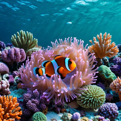Clownfish in Sea Anemone