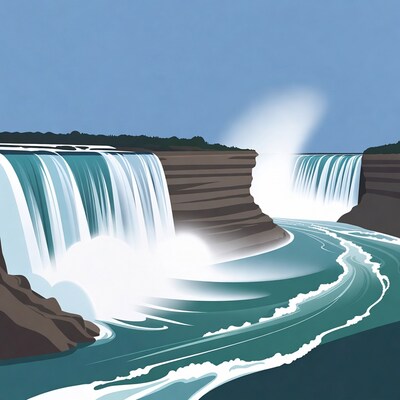 Niagara Falls Illustration