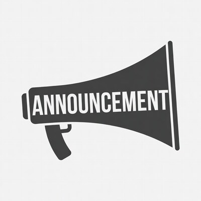 Megaphone with Announcement