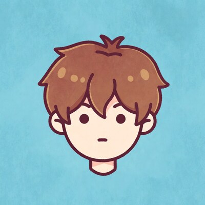 Chibi boy with brown hair