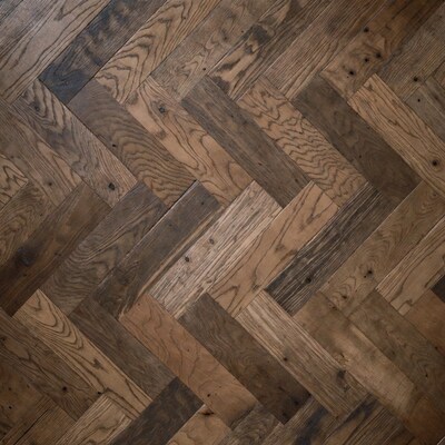 Herringbone Oak Wood Floor