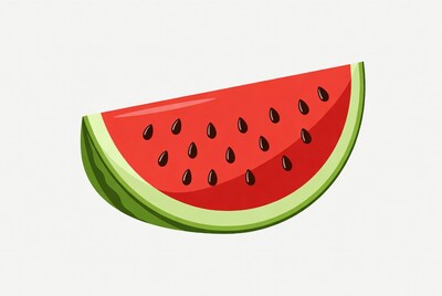 Watermelon Slice Illustration