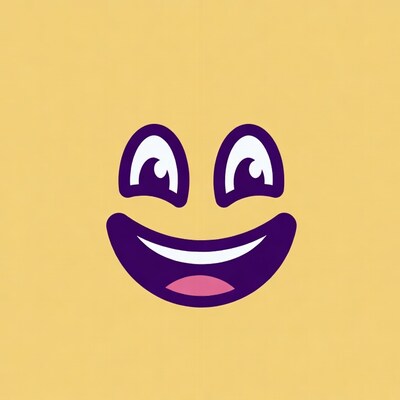 Cartoon Smiley Face Emoticon
