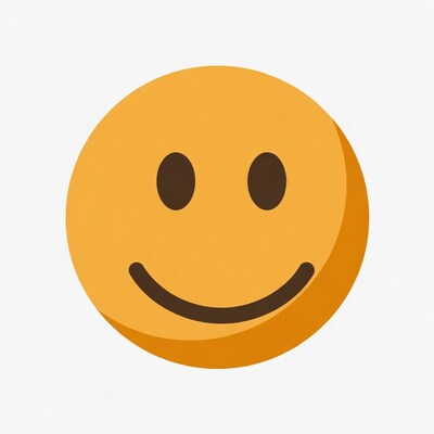Smiling Yellow Emoji Face