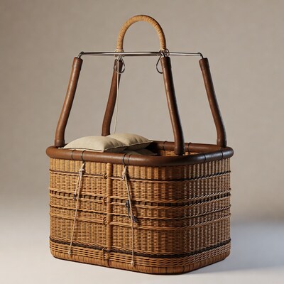 Wicker Hot Air Balloon Basket