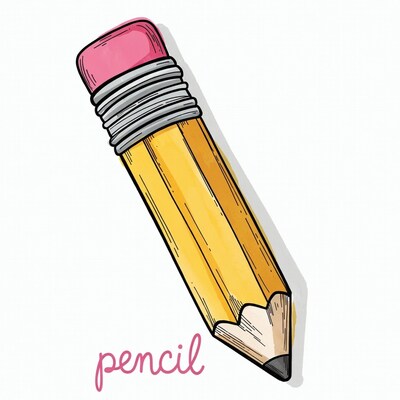 Yellow Pencil Illustration