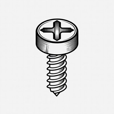 Phillips Screw Illustration