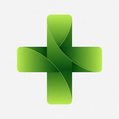 Green Plus Symbol Icon