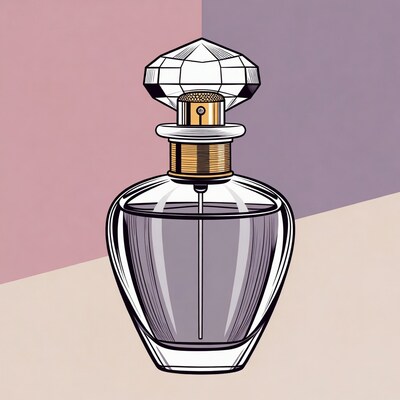 Perfume Bottle Illustration