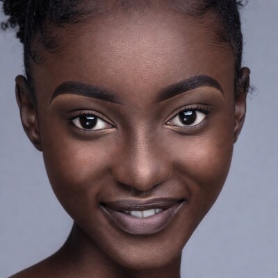 Smiling African-American woman close-up