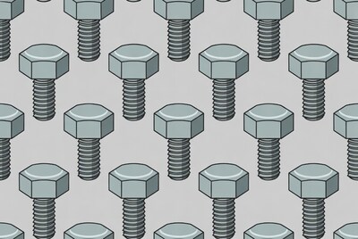 Hex Bolts Seamless Pattern