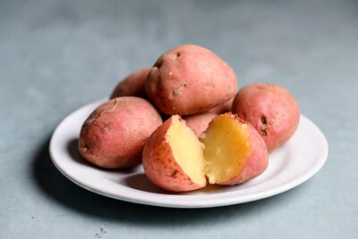 Sweet Potatoes on White Plate