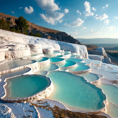 Pamukkale Travertine Terraces Turkey