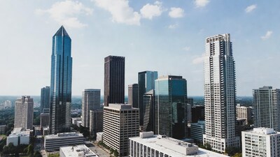 Atlanta skyline with Bank of America tower
