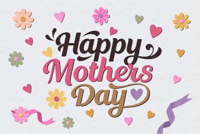 Happy Mothers Day Illustration