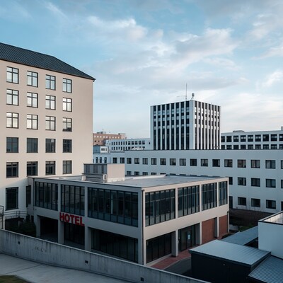 Modern Hotel Building Urban Complex