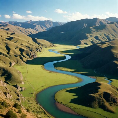 Winding River in Green Mountain Valley