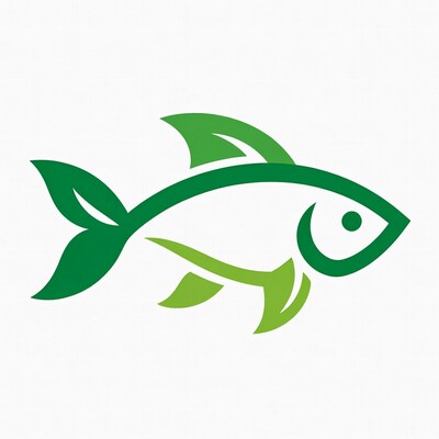 Green Leaf Fish Logo