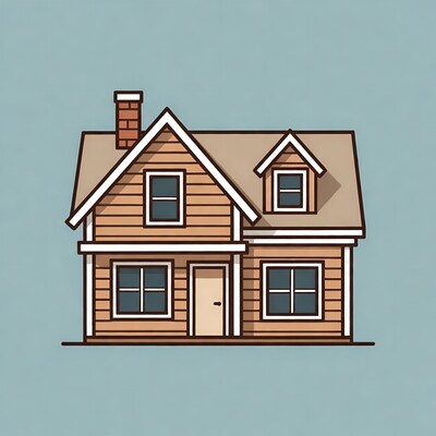 Brown Wooden House Illustration