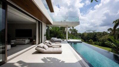 Modern Tropical House Infinity Pool