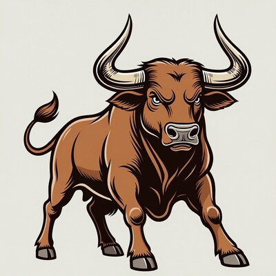 Angry Bull Illustration