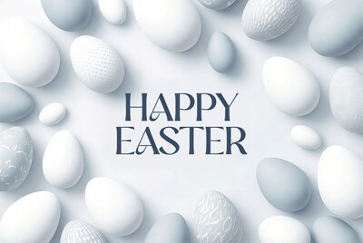 Happy Easter Eggs Background