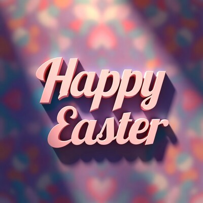 Happy Easter Text