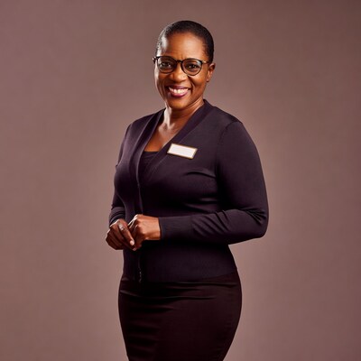 African-American woman in business attire