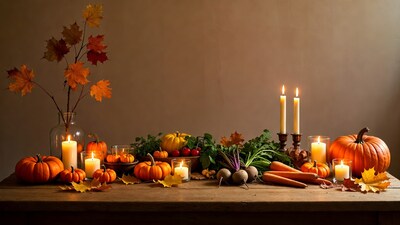 Autumn Thanksgiving Harvest Table