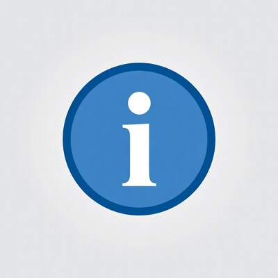 Blue information icon