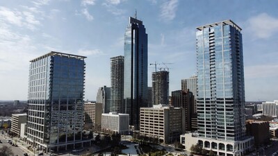 Austin skyline with tall buildings