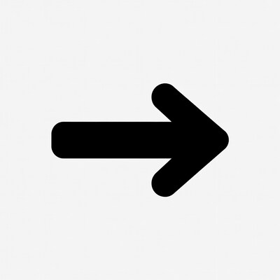 Black right arrow icon