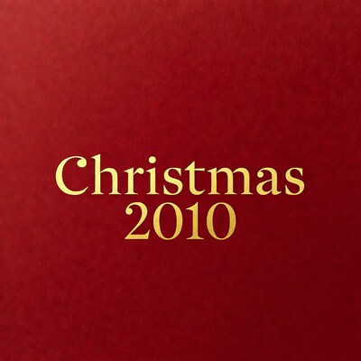 Christmas 2010 Gold Text