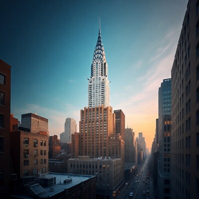 Chrysler Building at Sunset