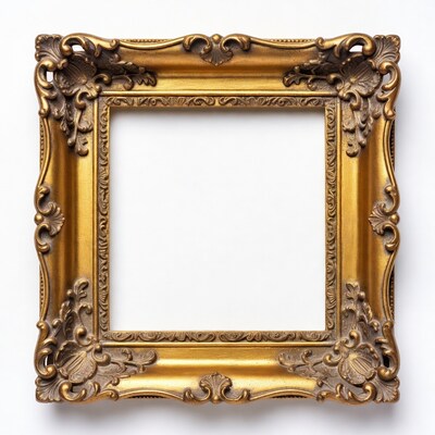 Ornate Gold Picture Frame