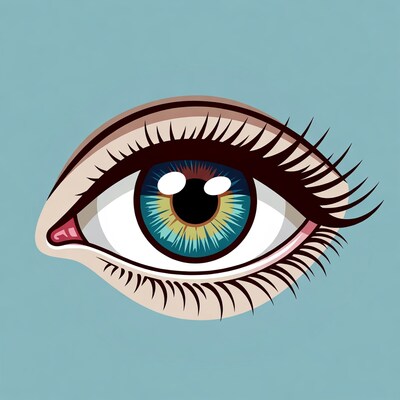 Blue Eye Illustration