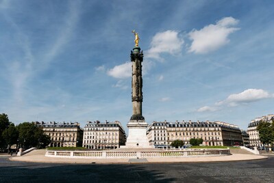 Bastille Column with Golden Genius Statue