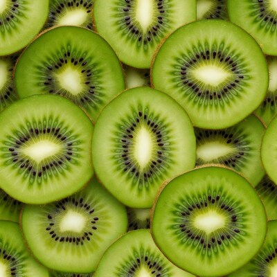 Sliced Kiwi Fruits Close-Up