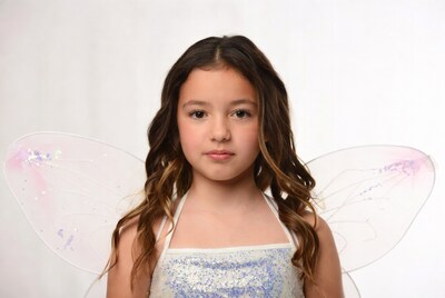 Girl with fairy wings