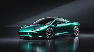 Green Lotus Emira Sports Car
