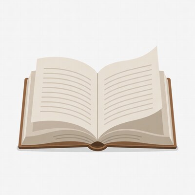 Open book illustration
