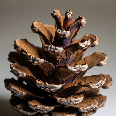 Closeup of pine cone