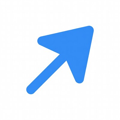 Blue right arrow icon